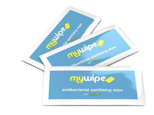 ANTIBACTERIAL & ANTIVIRAL HAND WIPE SACHETS WITH STERIZAR - CASE OF 500