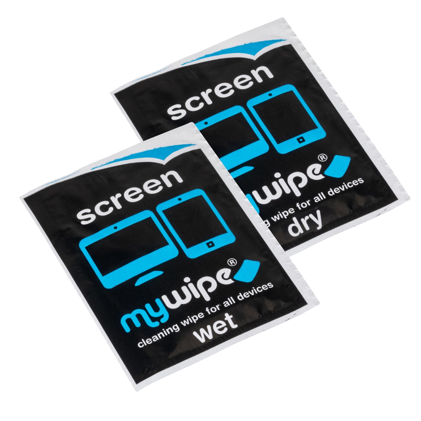 WET & DRY SCREEN WIPE SACHETS - CASE OF 1000