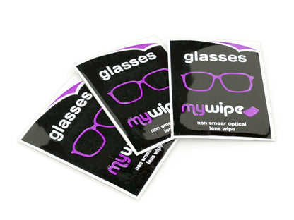 GLASSES WIPE SACHETS - PACK OF 20