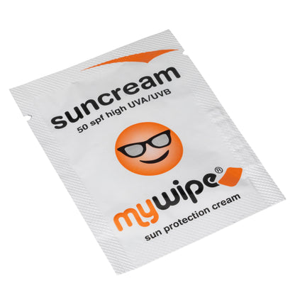 SUNCREAM SPF50 4ml SACHETS - CASE OF 500